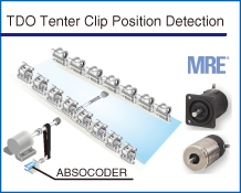 TDO Tenter Clip Position Detection