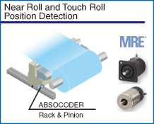 Near Roll and Touch Roll Position Detection