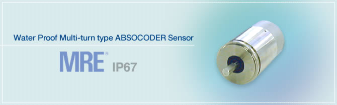 Water Proof Multi-turn type ABSOCODER Sensor MRE®