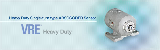 Heavy Duty Single-turn type ABSOCODER Sensor VRE®