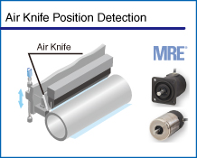 Air Knife Position Detection