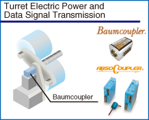 Turret Electric Power and Data Signal Transmission