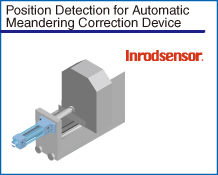 Position Detection for Automatic Meandering Correction Device