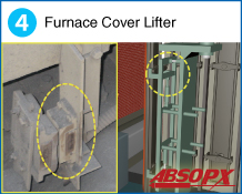 4 Furnace Cover Lifter