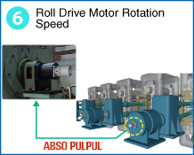 6 Roll Drive Motor Rotation Speed