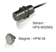 Pic: Sensor: HPS-M30MG / Magnet: HPM-34