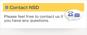 Please do not hesitate to cotnact NSD, if you require further informations and have any questions.