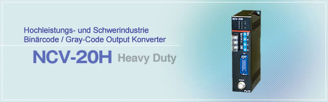 Hochleistungs- und Schwerindustrie Binärcode / Gray-Code Output Konverter NCV-20H