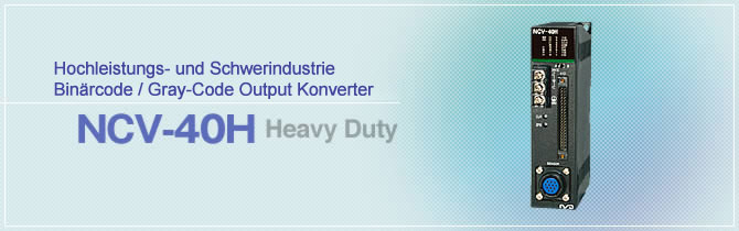 Hochleistungs- und Schwerindustrie Binärcode / Gray-Code Output Konverter NCV-40H