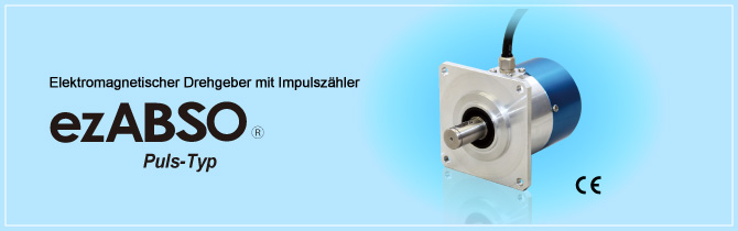 Elektromagnetischer Drehgeber mit Impulszähler ezABSO® Puls-Typ