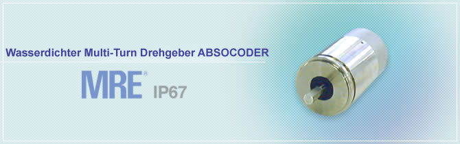 Wasserdichter Multi-Turn Drehgeber ABSOCODER MRE®