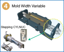 4 Mold Width Variable