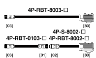 VS-12PB 연장 센서 케이블 4P-RBT-8003/4P-RBT-0103/4P-S-8002/4P-RBT-8002