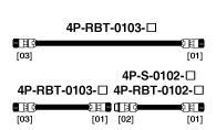 센서케이블　4P-RBT-0103/4P-S-0102/4P-RBT-0102