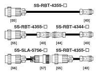 센서케이블 내환경형 5S-RBT-4355,5S-RBT-4344,5S-SLA-5756