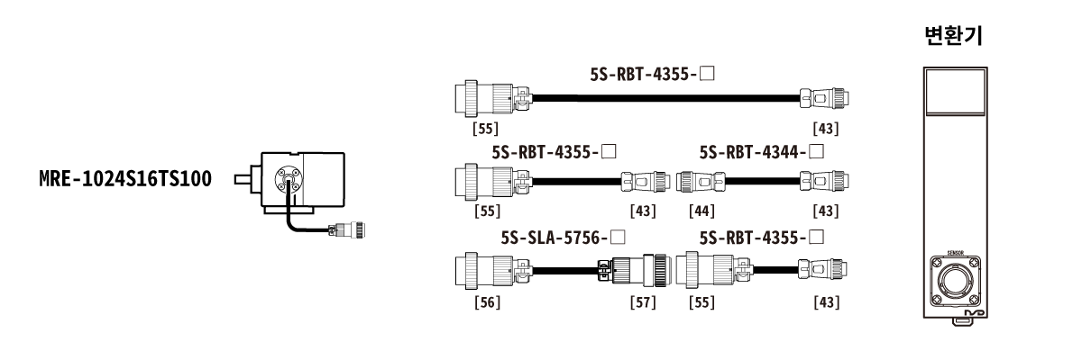 연장 센서 케이블 5S-RBT-4355,5S-RBT-4344,5S-SLA-5756
