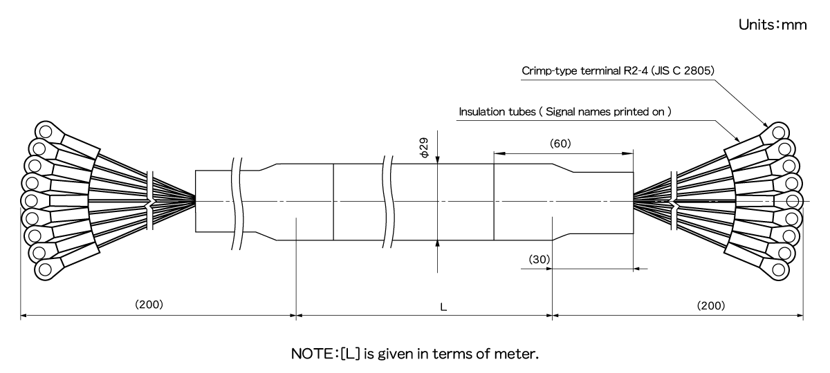 Extension Sensor Cable 4P-RL-9191