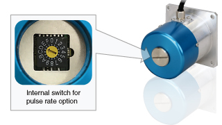 Internal switch for pulse rate option