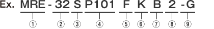 Ví dụ.  MRE-32SP101FKB2-G