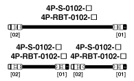 传感器电缆 4P-S-0102/4P-RBT-0102